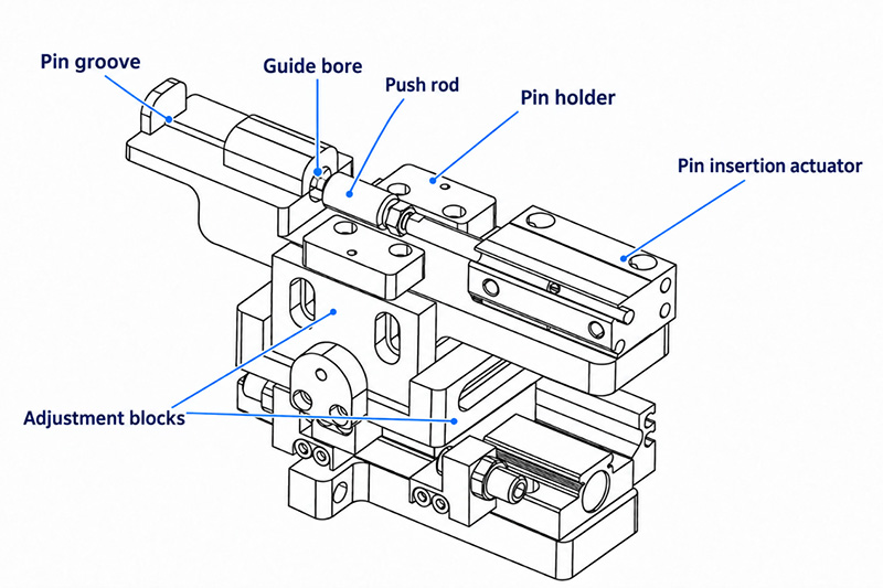 Pin insertion unit Pin insertion unit