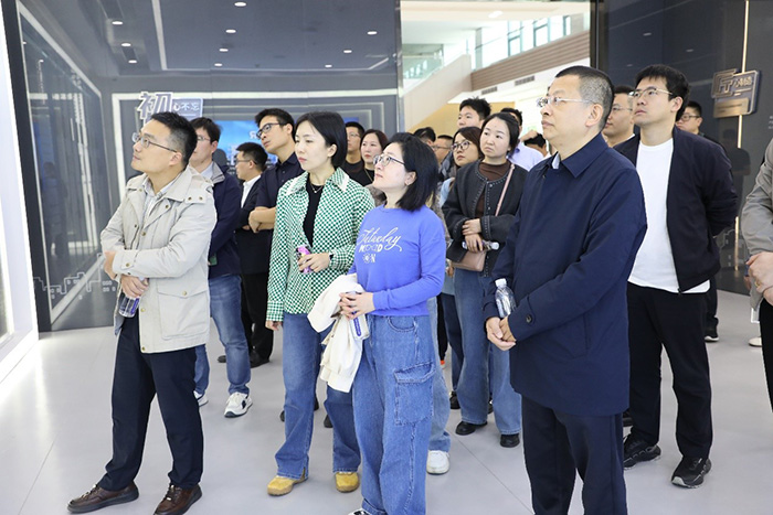 The research team visited the Fuda Science and Technology Culture Exhibition Hall